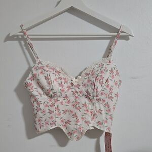 SHEIN Pink Floral Tag